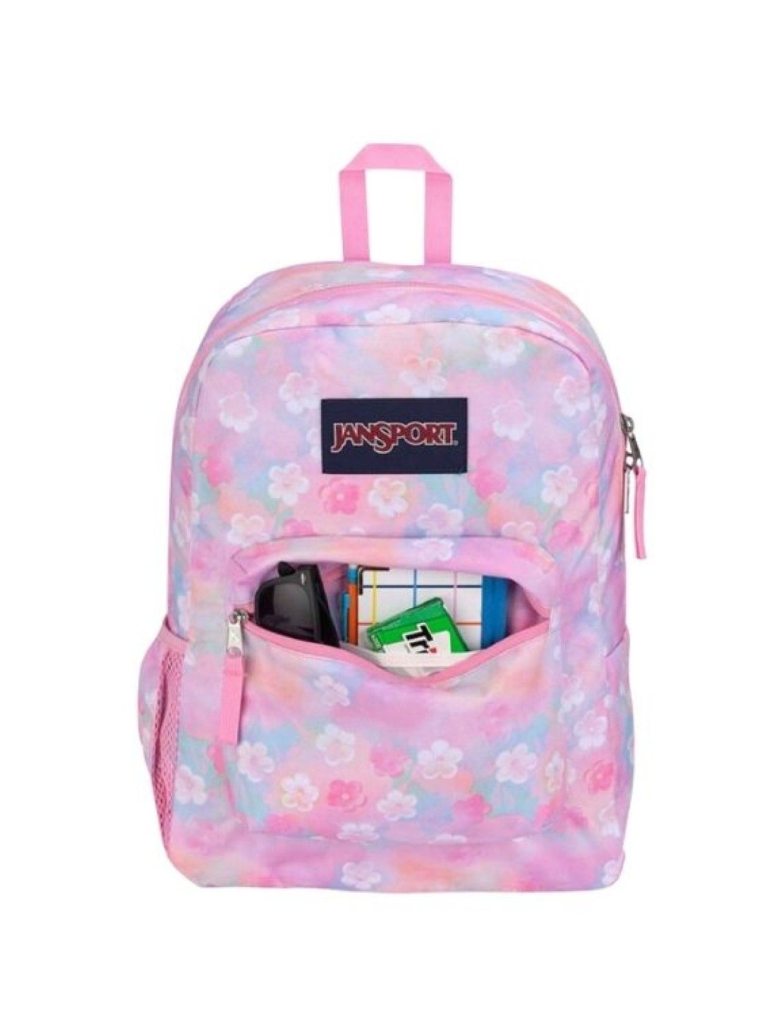 JanSport Backpack Cross Town Neon Daisy edamama